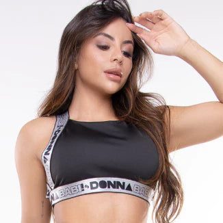 Top Academia Fitness Trançado com Elástico