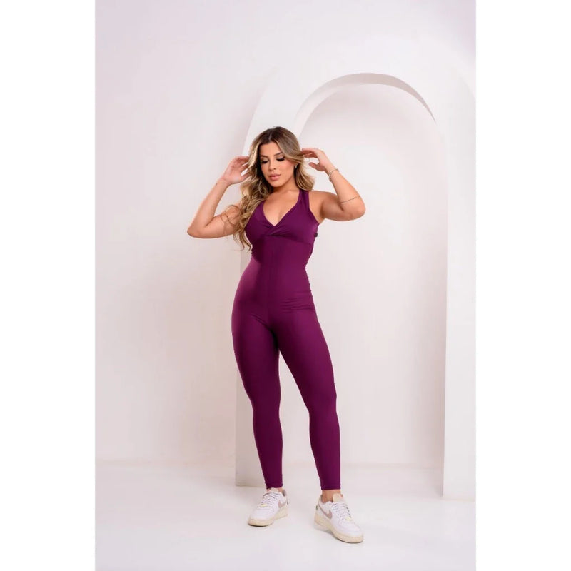 Kit com 2 Macacões Longos Fitness para Academia