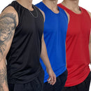 Kit com 3 Regatas Masculinas