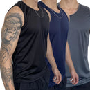 Kit com 3 Regatas Masculinas